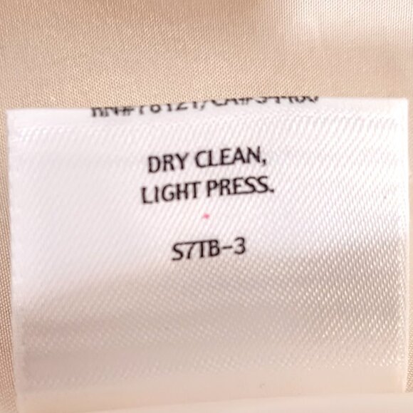 Eileen Fisher Ivory Silk Metallic Thread Jacket - Picture 7 of 7